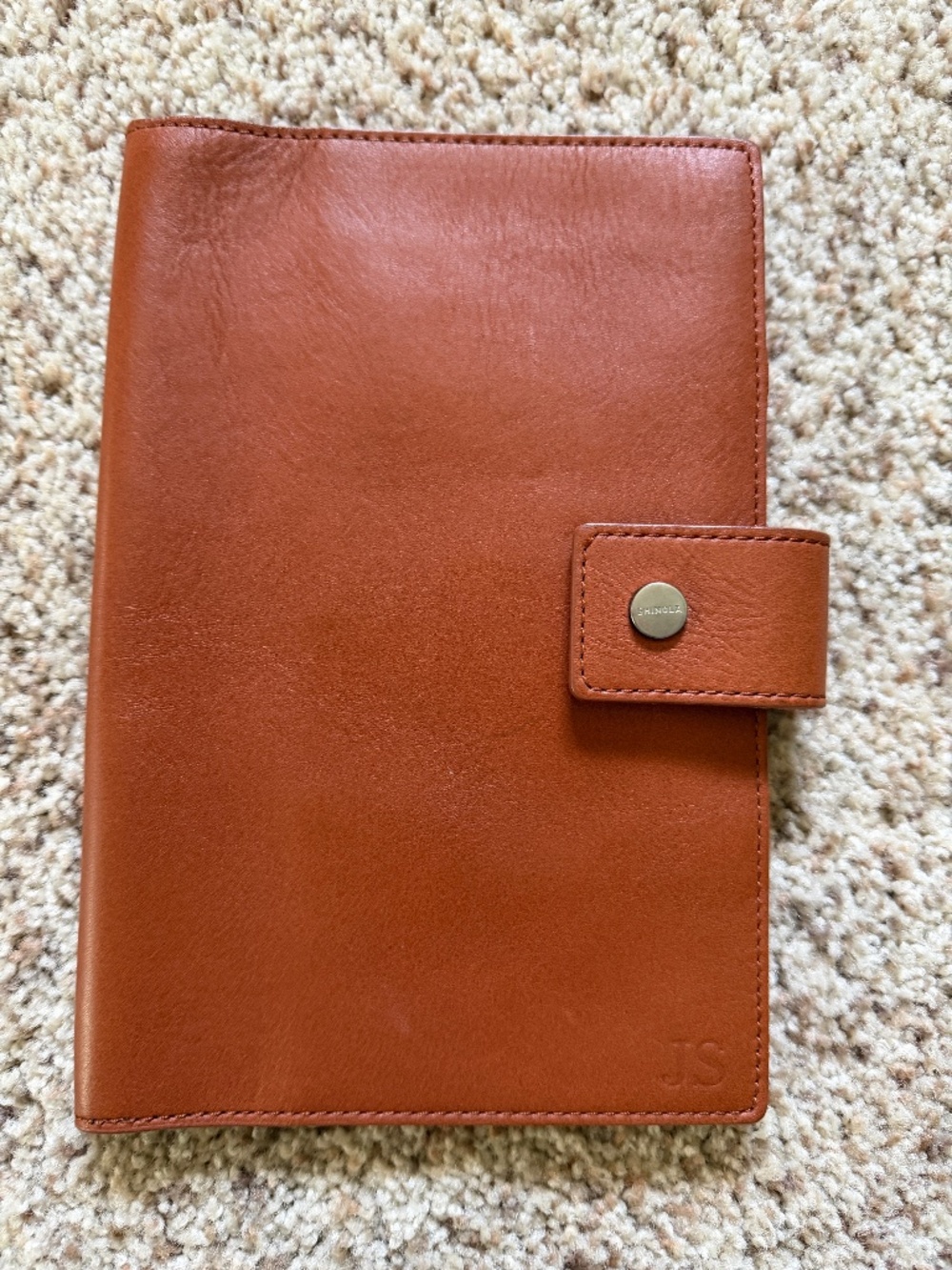 SHINOLA LEATHER IPAD COVER / MED. JOURNAL